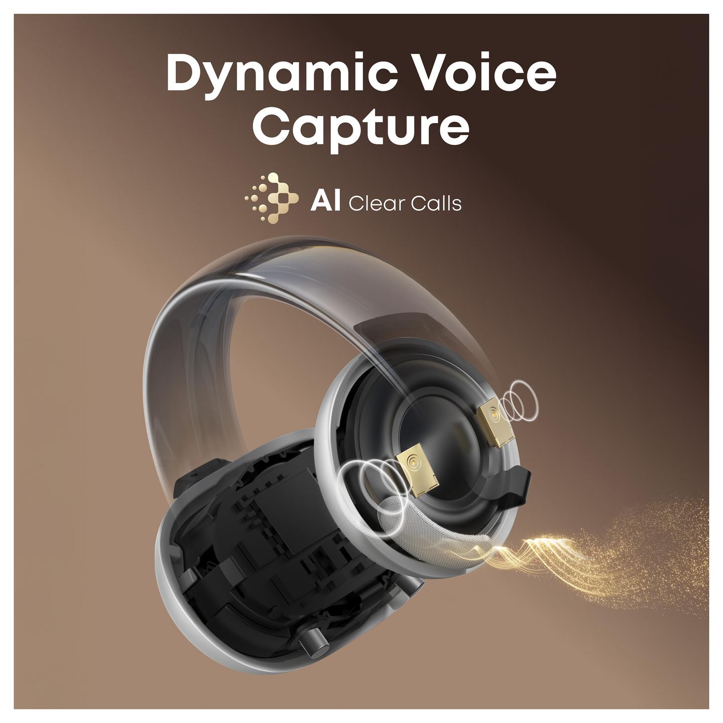 Kufje pa kabllo Soundcore AeroClip / Bluetooth / TWS / Open-Ear / Sport - Krem/Bardhë - 3
