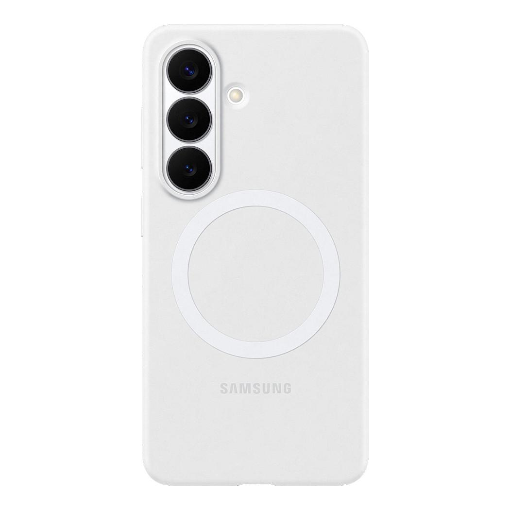 Aksesorë për telefon Samsung Silicone Magnet Case / Galaxy S26 / Silikon / Magnet i Integruar - Bardhë - 1