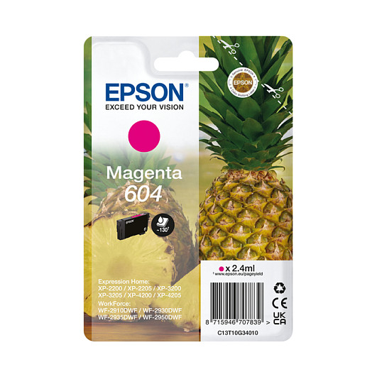 INK Epson 604 C13T10G34010 / 130 faqe – Rozë - 1