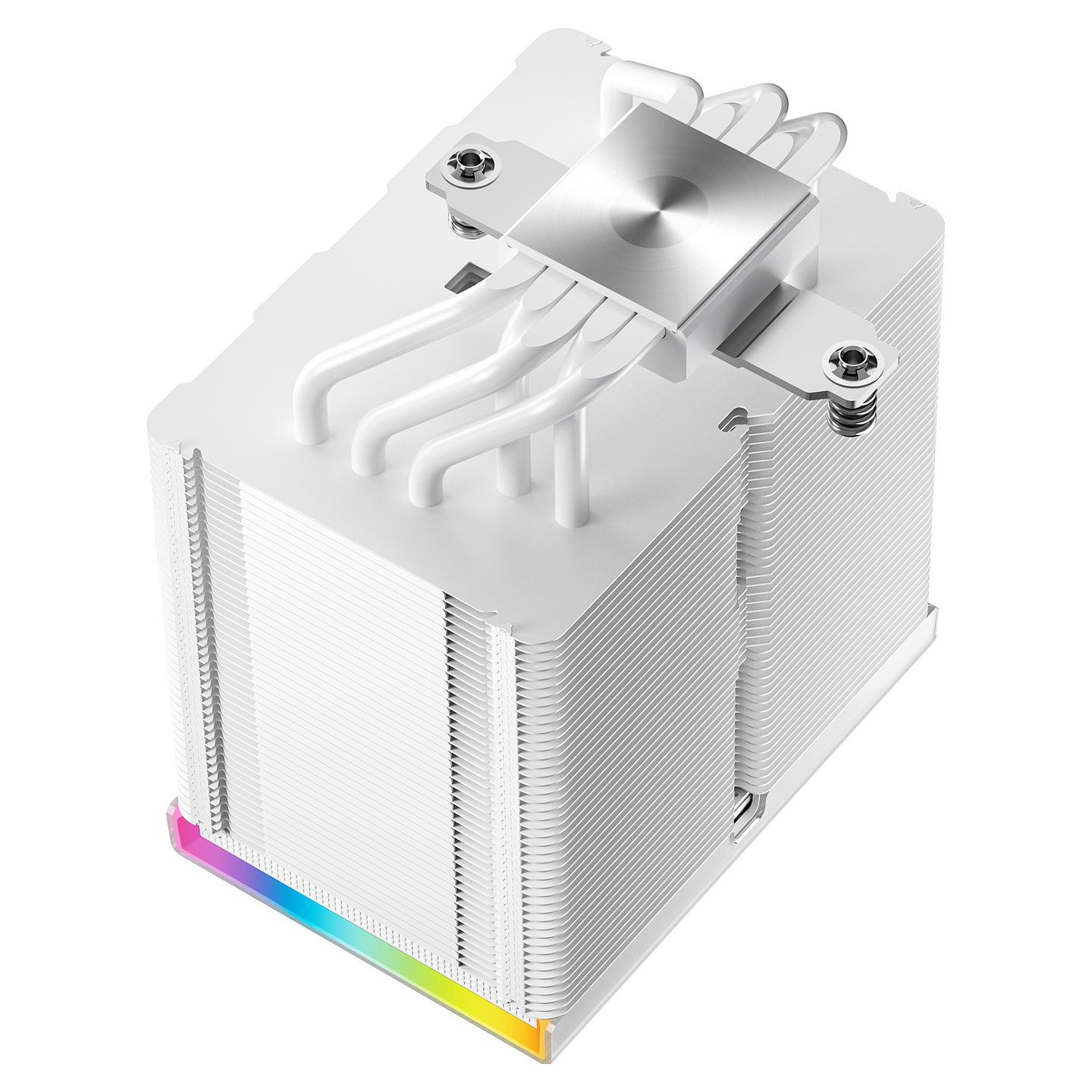 Ftohës për procesor DeepCool AK500 Digital Pro WH / 120mm / LCD - Bardhë - 6