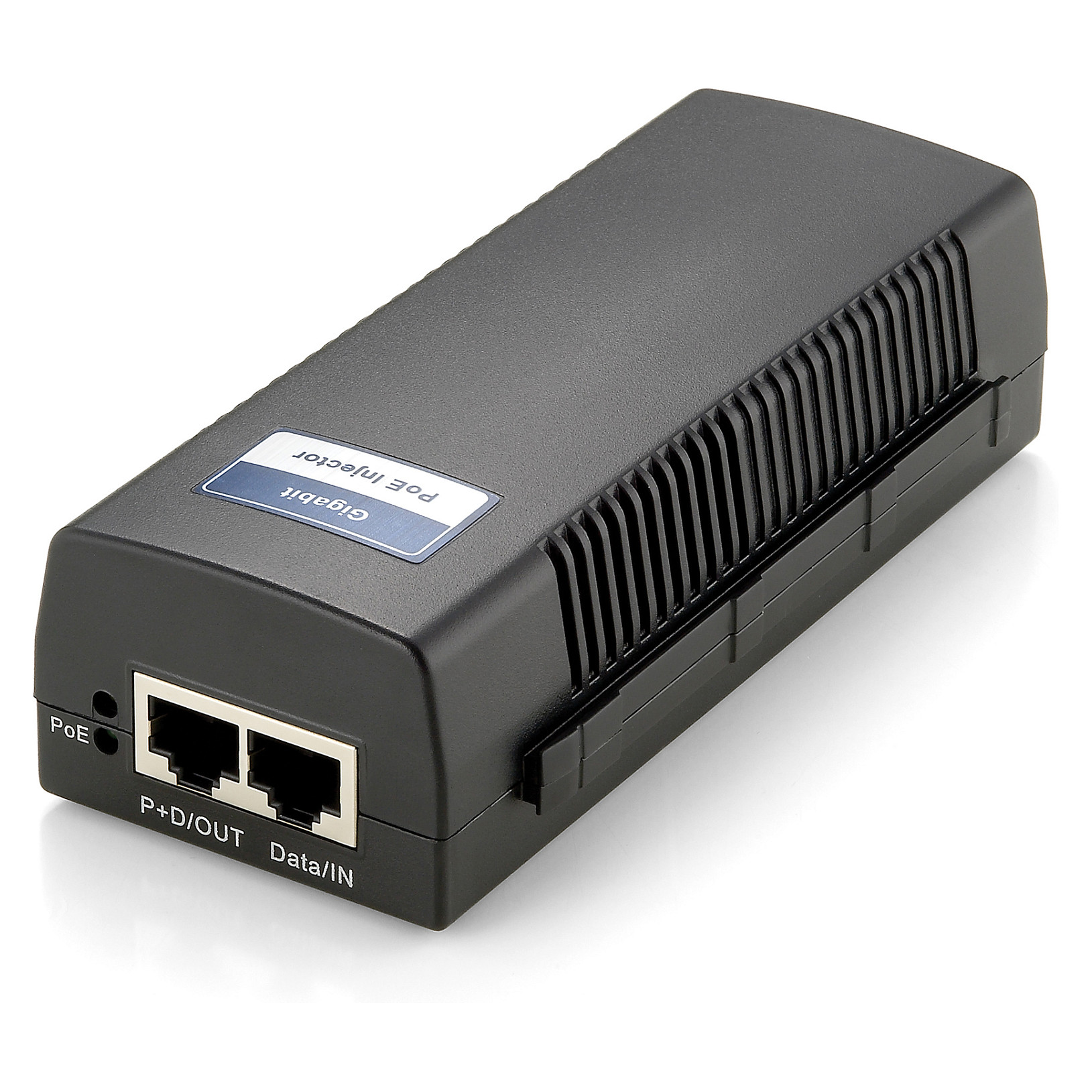 LevelOne POI-3000 Gigabit PoE Injector 802.3af/at 30W me 6kV Surge Protection High Power - 1