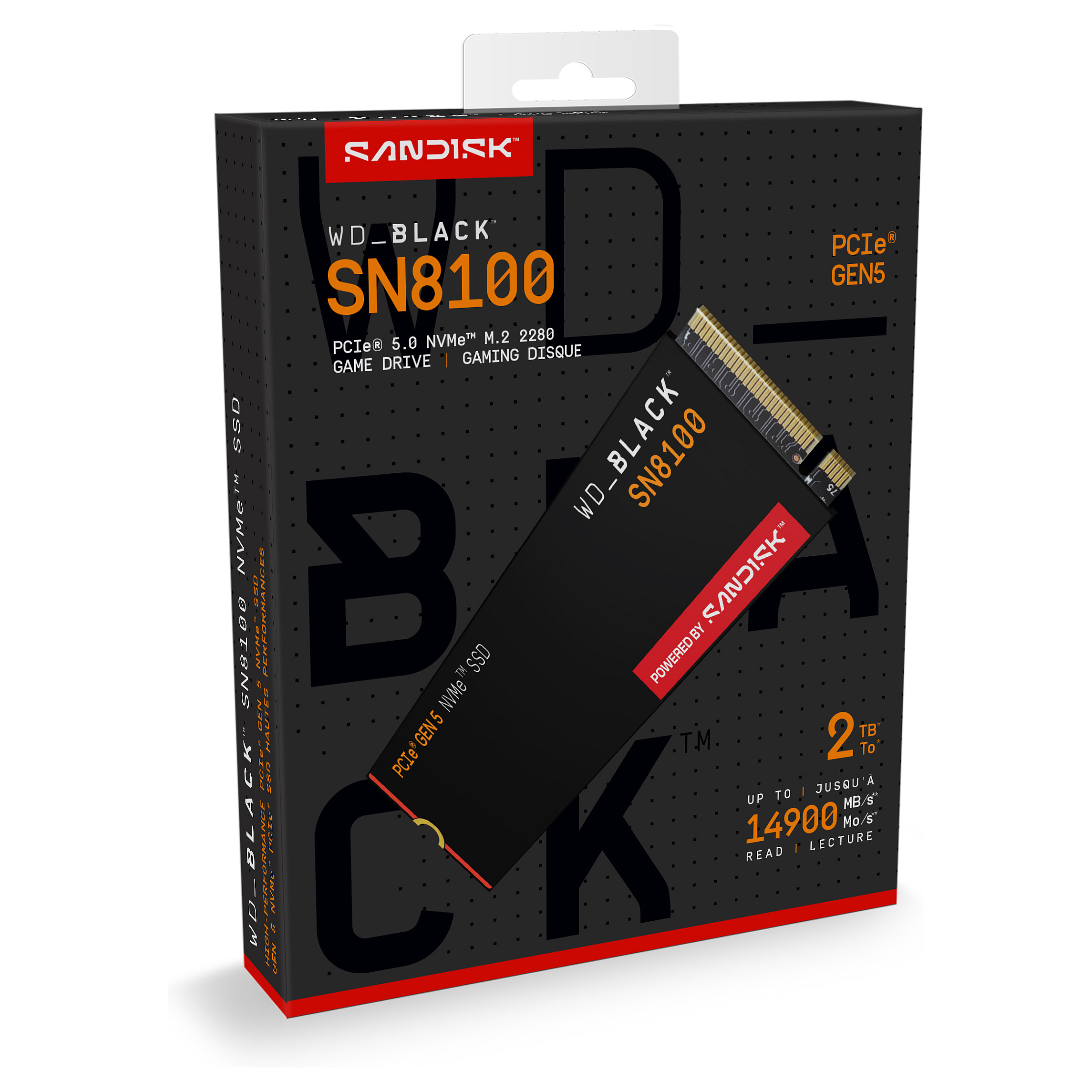 SSD të Brendshme 2TB M.2 WD Black SN8100 NVMe PCIe 4.0 x 4 - 7