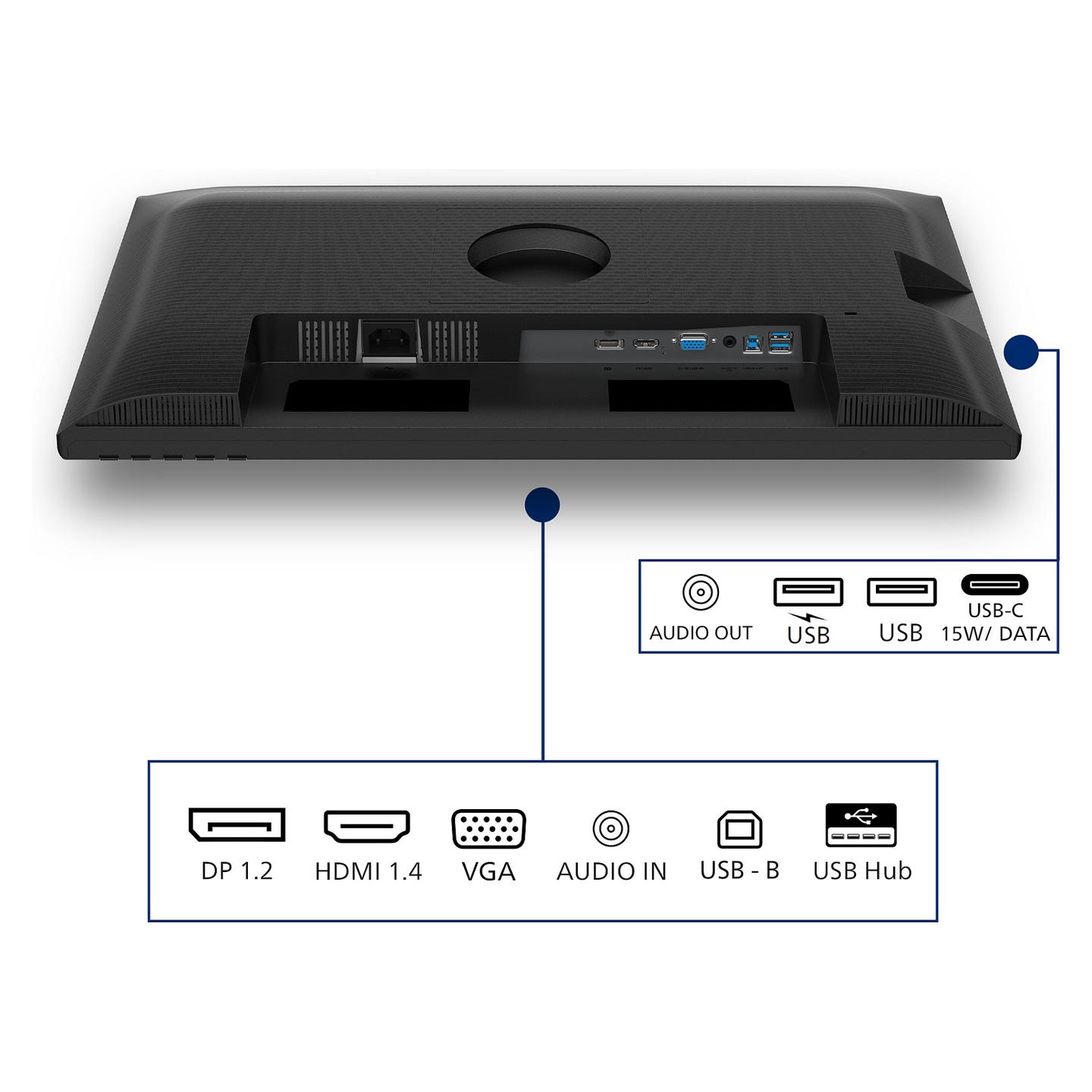Monitor Philips 3000 Series 24B2N3200D / 24.1" / WUXGA IPS / 100Hz / 4ms / HDMI+DisplayPort - Zezë - 7