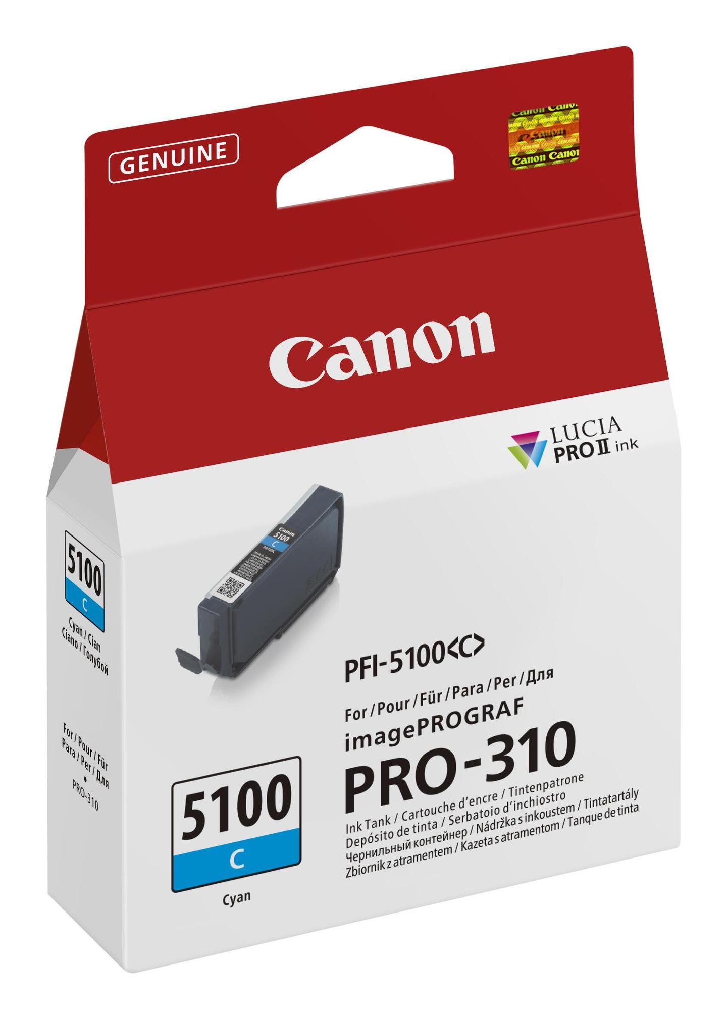 INK Canon PFI-5100C / 6953C001 / 14.4 ml – Blu - 3