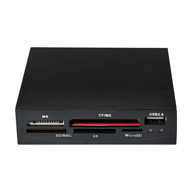 Lexues Kartelash LogiLink CR0012 / CF / SD / MMC / MS / XD / microSD / USB 2.0 / 480 Mbit/s / 3.5" - Zezë - 2