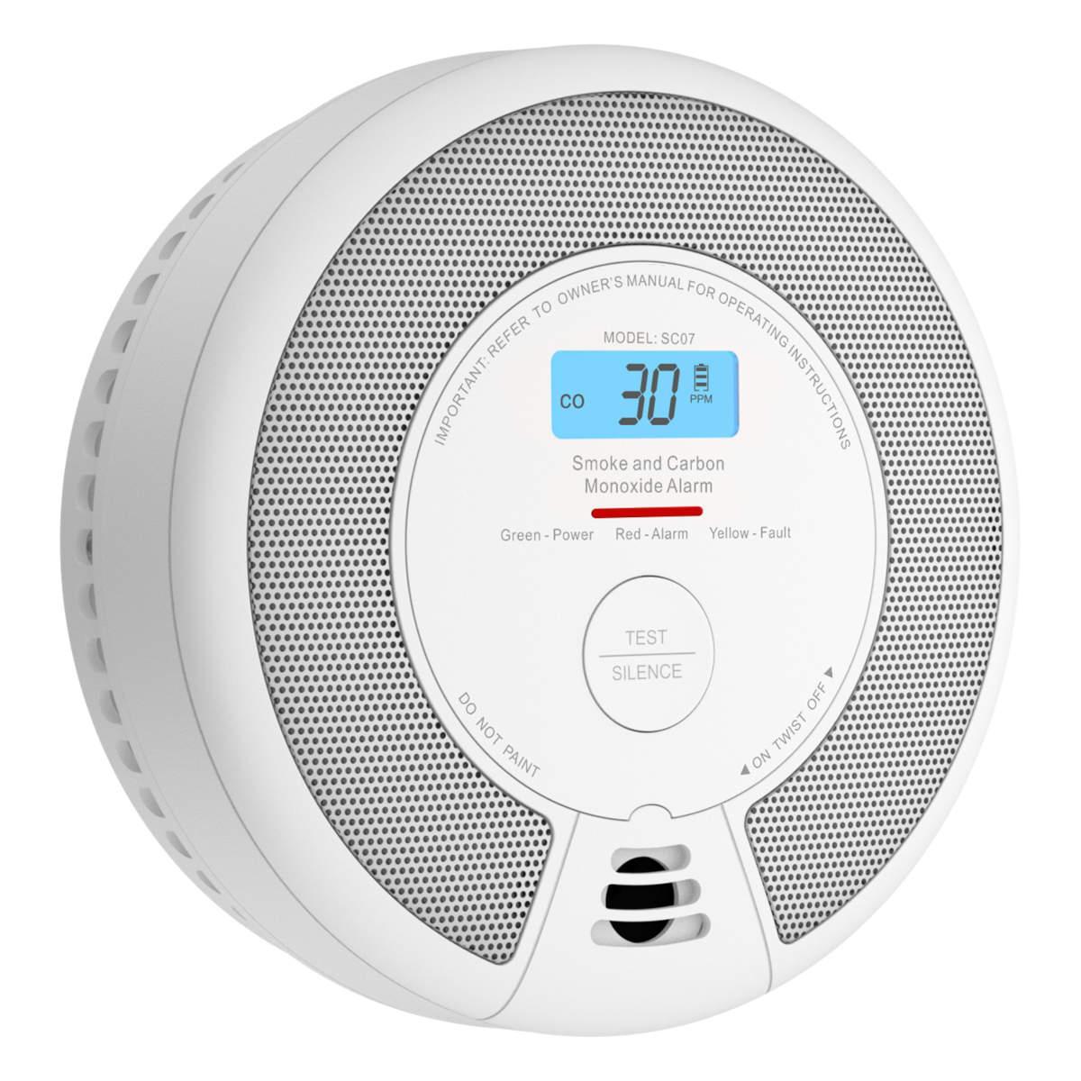 Detektues Tymi dhe Monoksidi X-Sense SC07 / ZASXS00150WEU / LCD / 10 Vjet / 85dB – Bardhë/Gri - 2