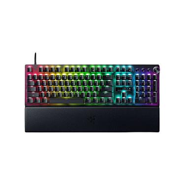 Tastierë Gaming Razer Huntsman V3 Pro 8KHz / Wired / Full-Size / Analog Optical Gen-2 / Rapid Trigger / 8000 Hz / RGB / USB-C – Zezë