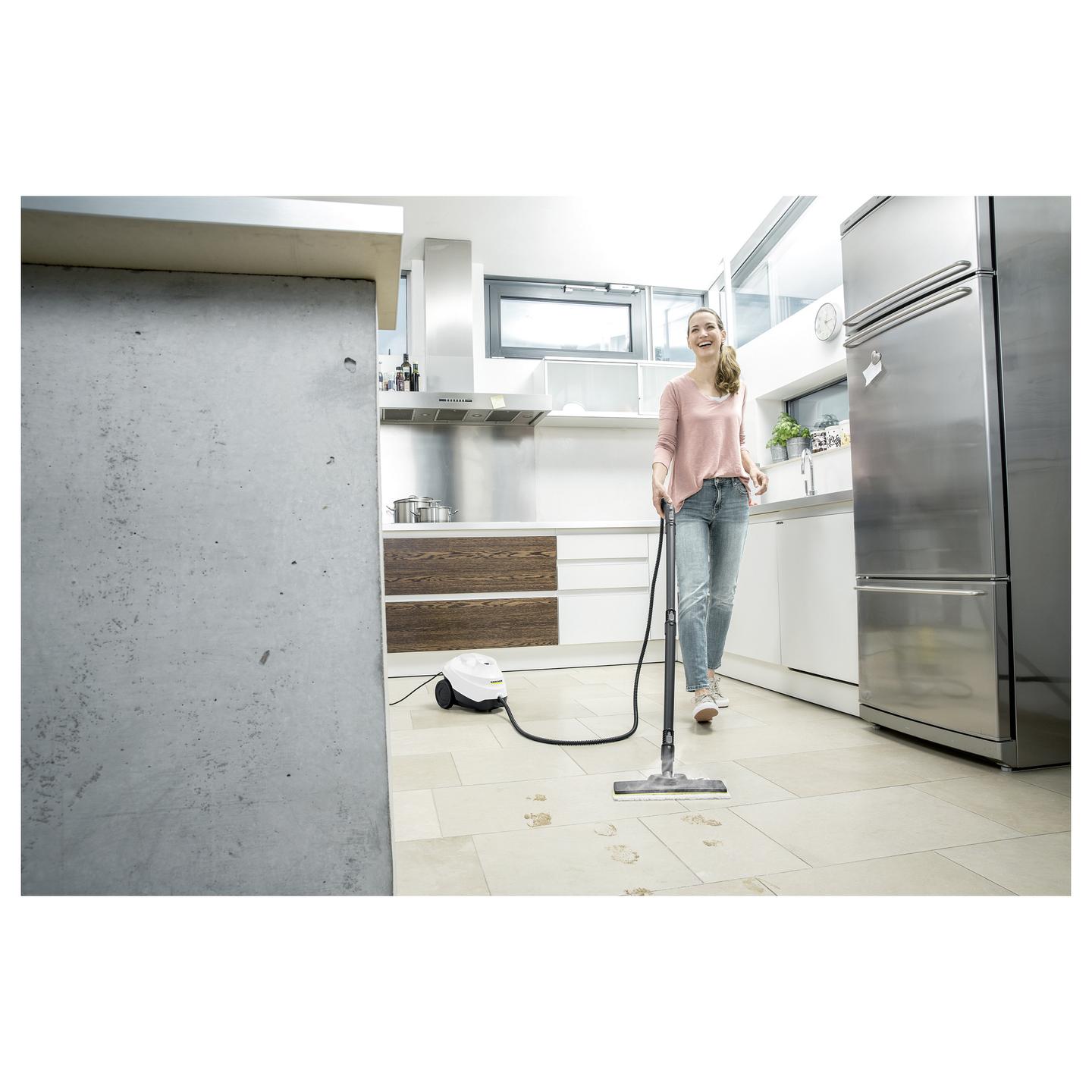 Pastrues me Avull Kärcher SC 3 EasyFix, 1900W, 3.5bar, 1L, 30s, 75m², 3.1kg - Bardhë - 10