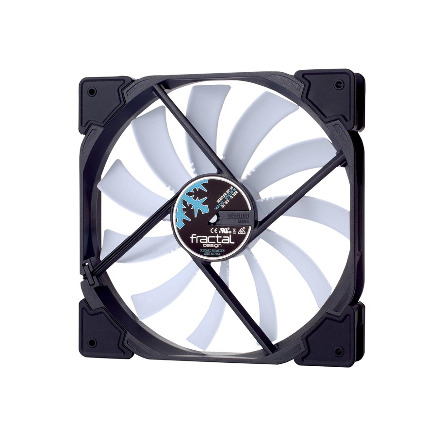 Ftohës për Kasë Fractal Design Venturi HF-14 / 140mm / 850-1200 RPM / 3-Pin – Zezë/Hiri