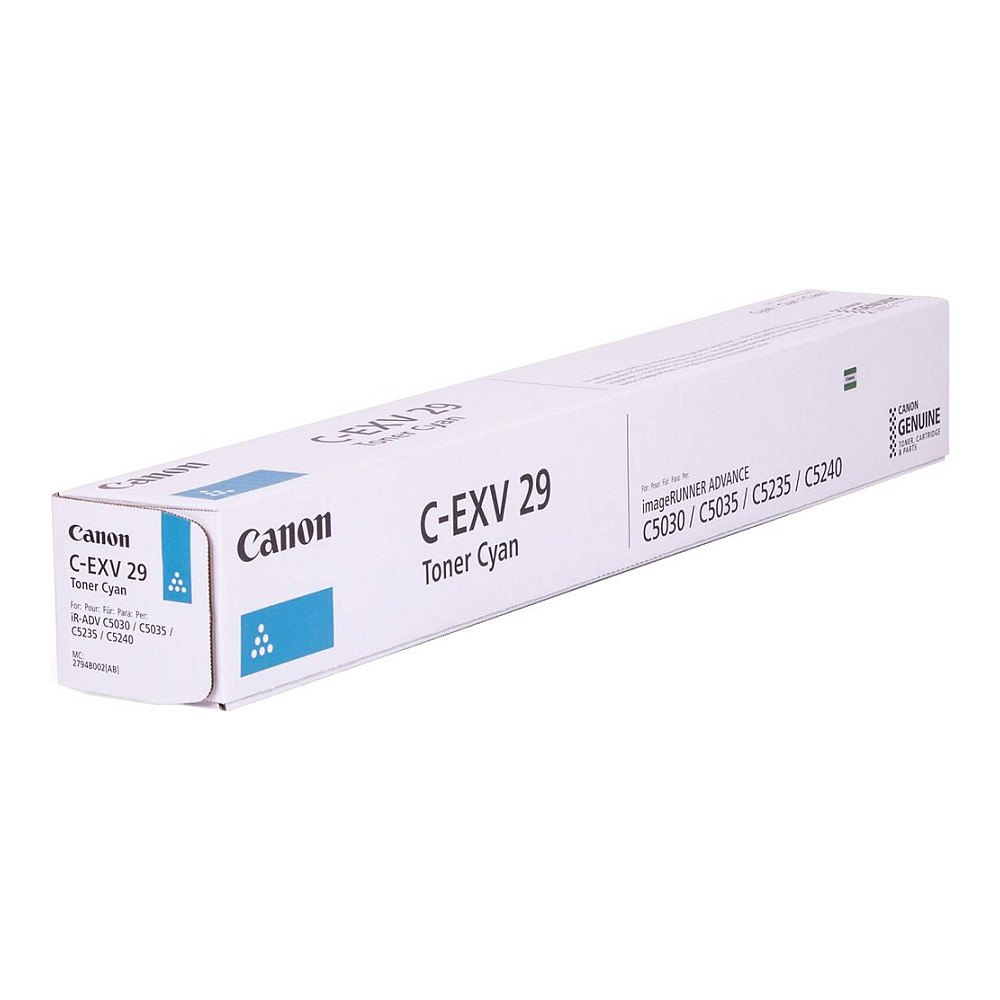 Toner Canon C-EXV29 2794B002 Cyan deri në 27.000 faqe - 1