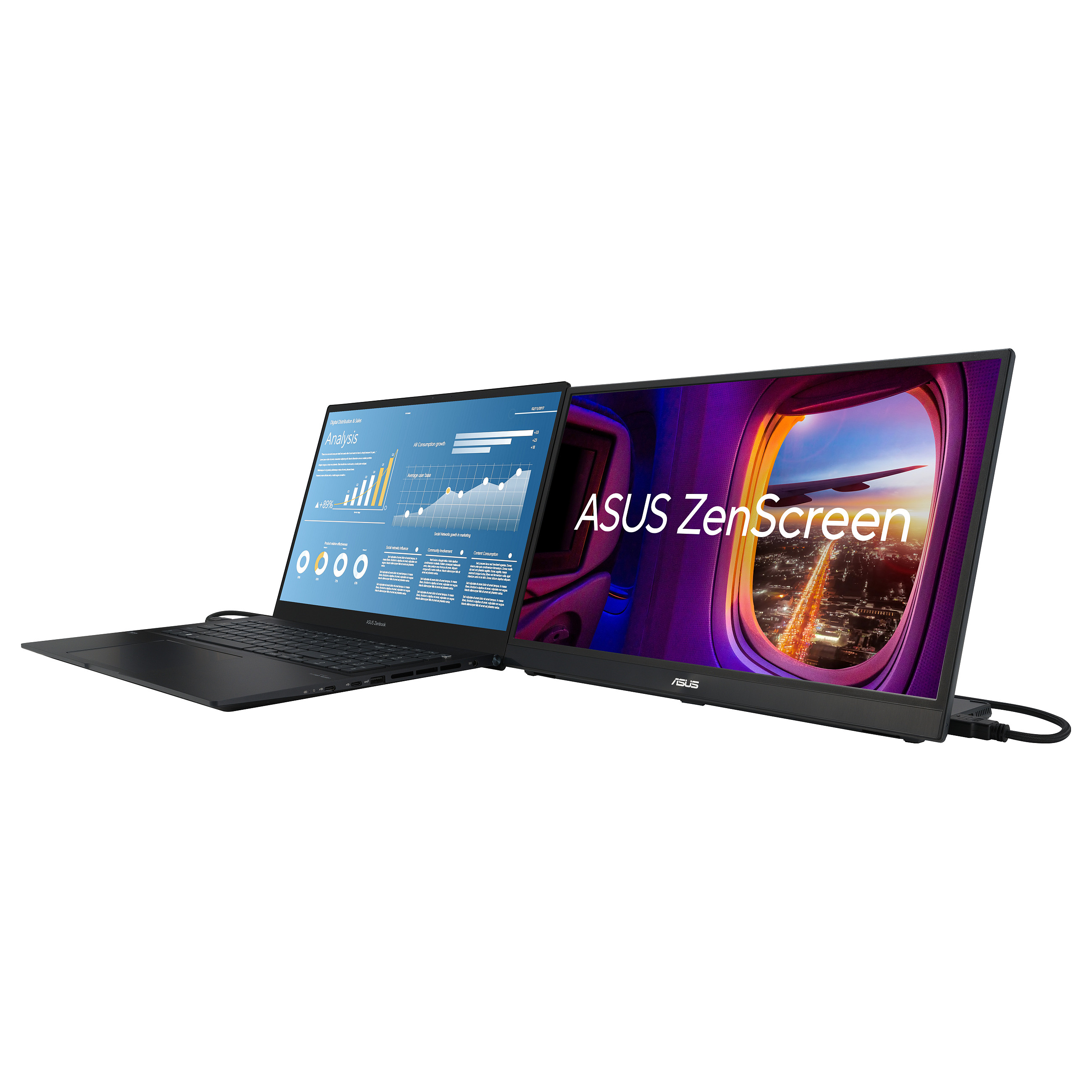 Monitor ASUS ZenScreen MB17AHG / 17″ / 1920×1080 / 60Hz / IPS / I zi - 7