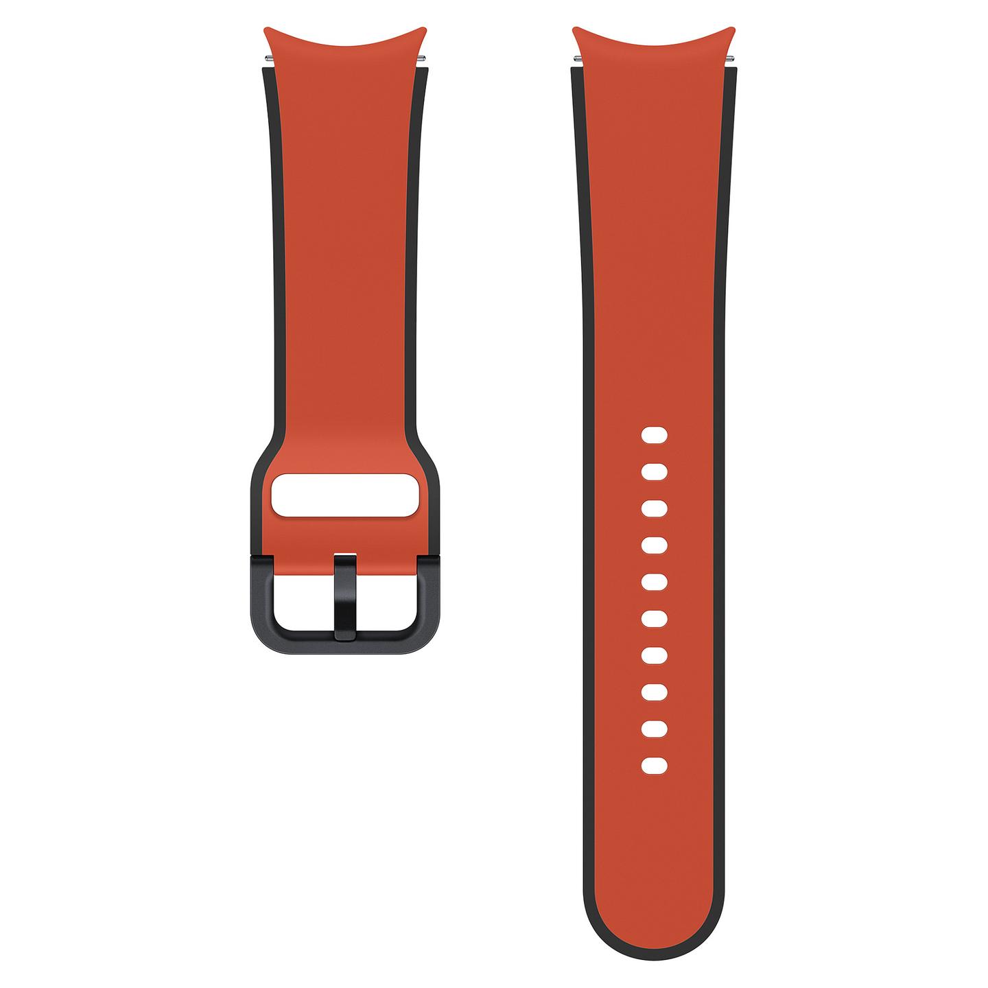Rrip për Orë Samsung Galaxy Watch, Two-tone Sport Band, 20mm, M/L – Kuqe