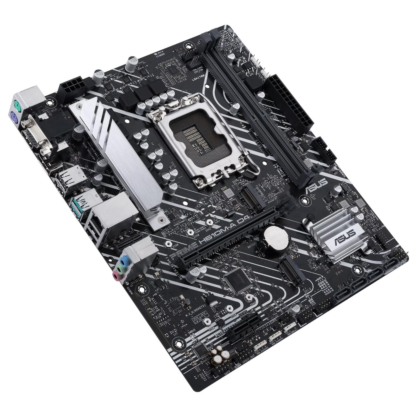 Pllakë Amë ASUS PRIME H610M-A D4-CSM / Intel LGA1700 / H610 / DDR4 / Micro ATX / Gigabit LAN - 5
