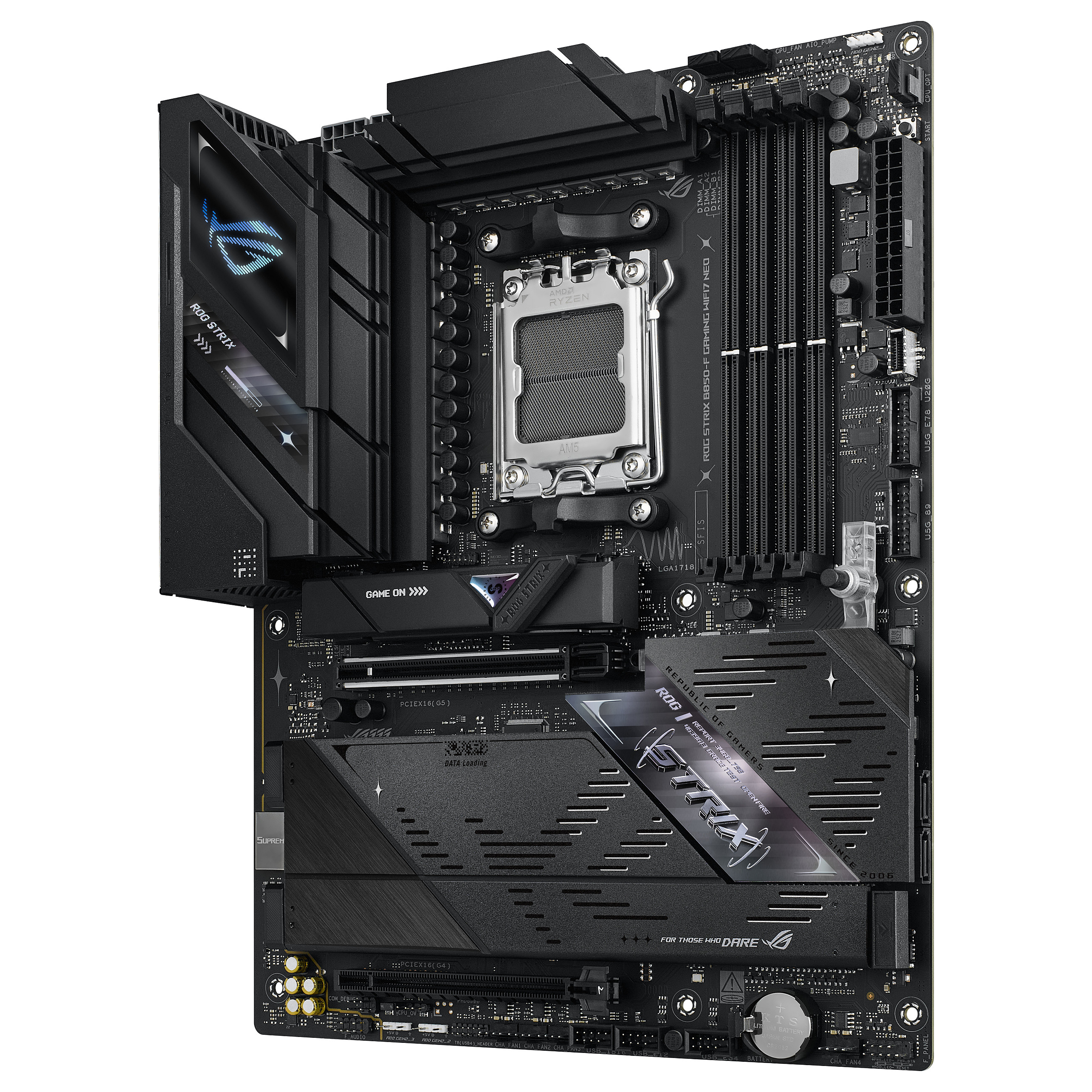 Pllakë Amë AMD AM5 ASUS ROG STRIX B850‑F GAMING Wi‑Fi 7 NEO / DDR5 / ATX - 4