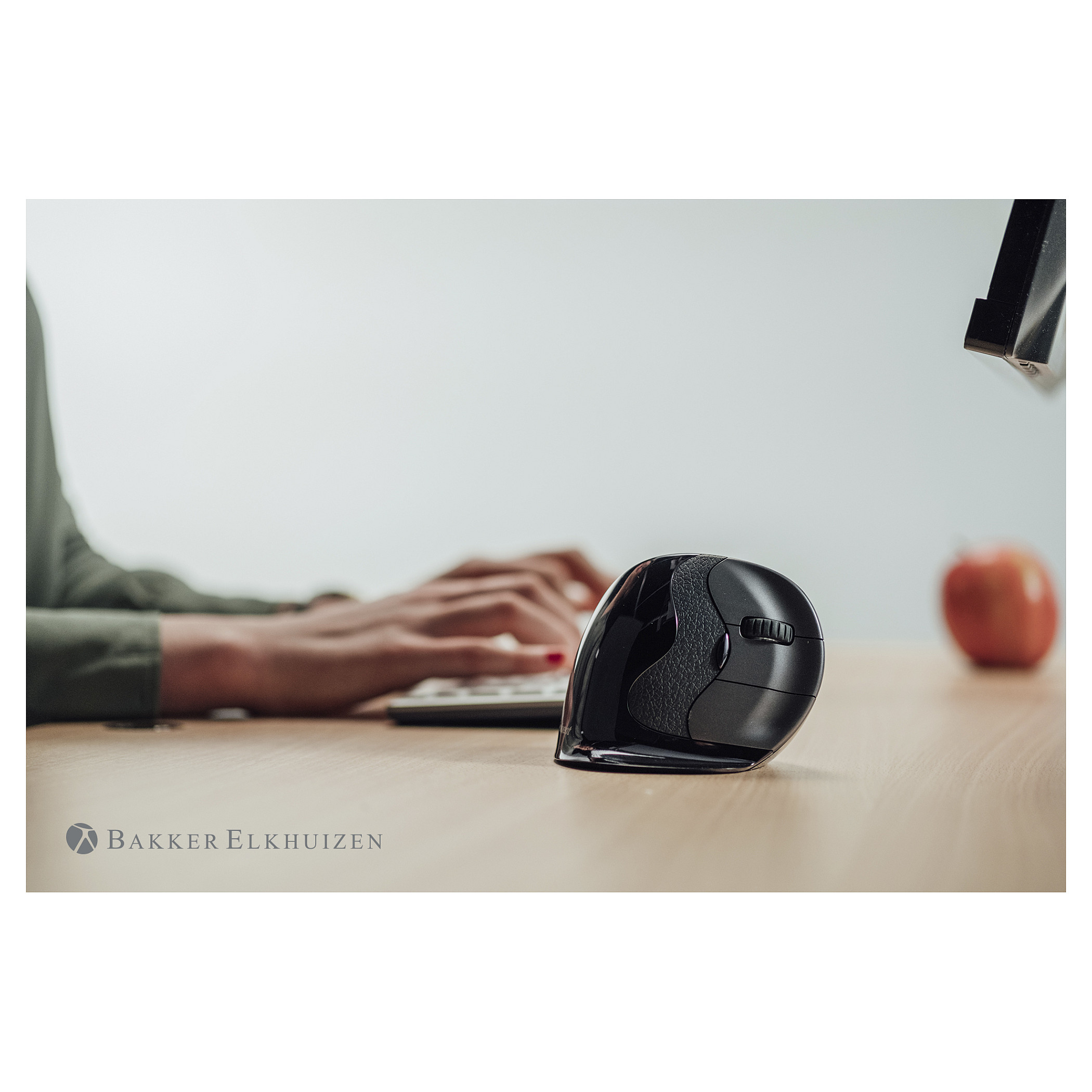 Maus Me kabllo Vertikal Evoluent D (Medium) - Zezë / Hiri - 8