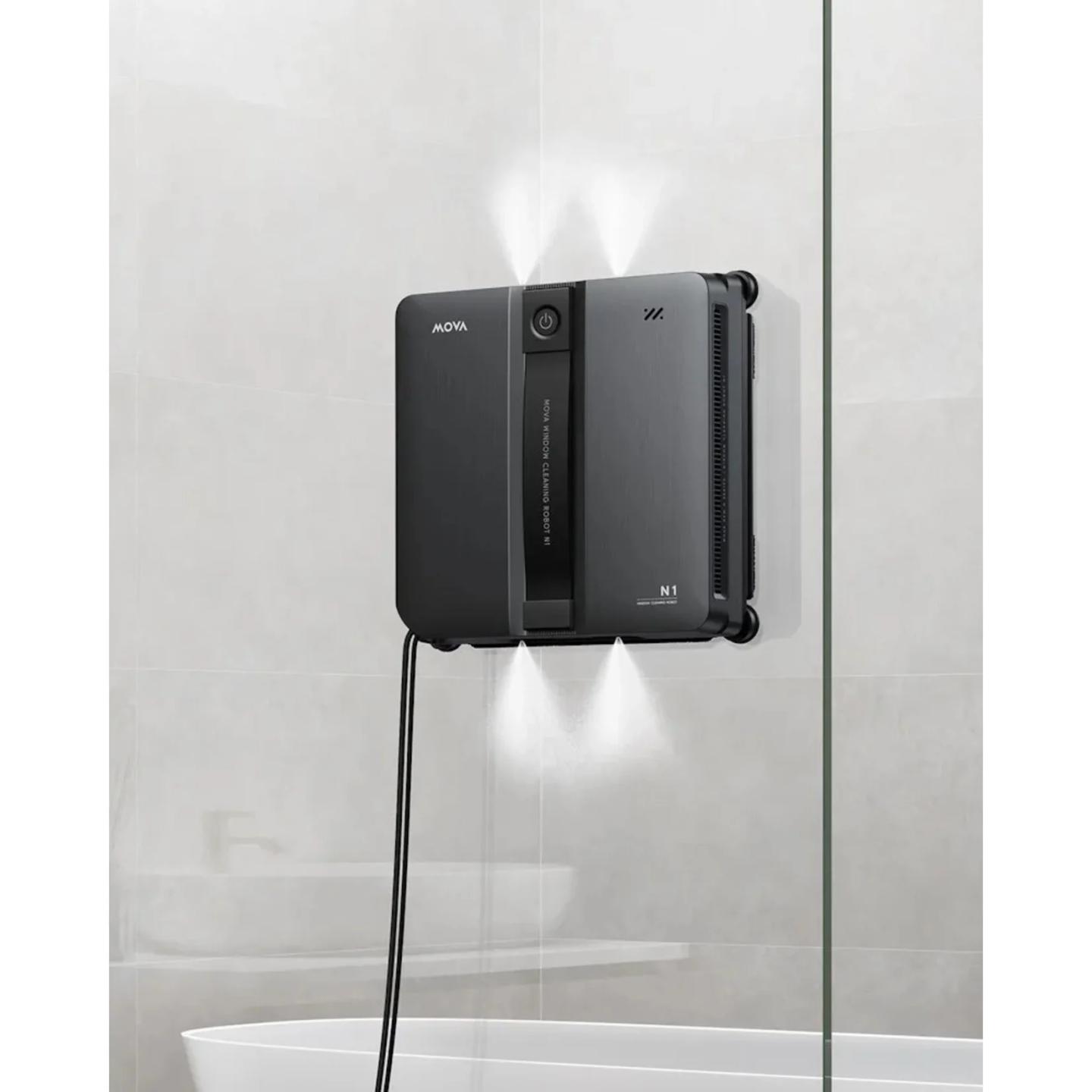 Fshesë robotike për dritare MOVA N1 / 8000Pa / Dual-Spray / 6 mënyra pastrimi / 120ml - Zezë - 3