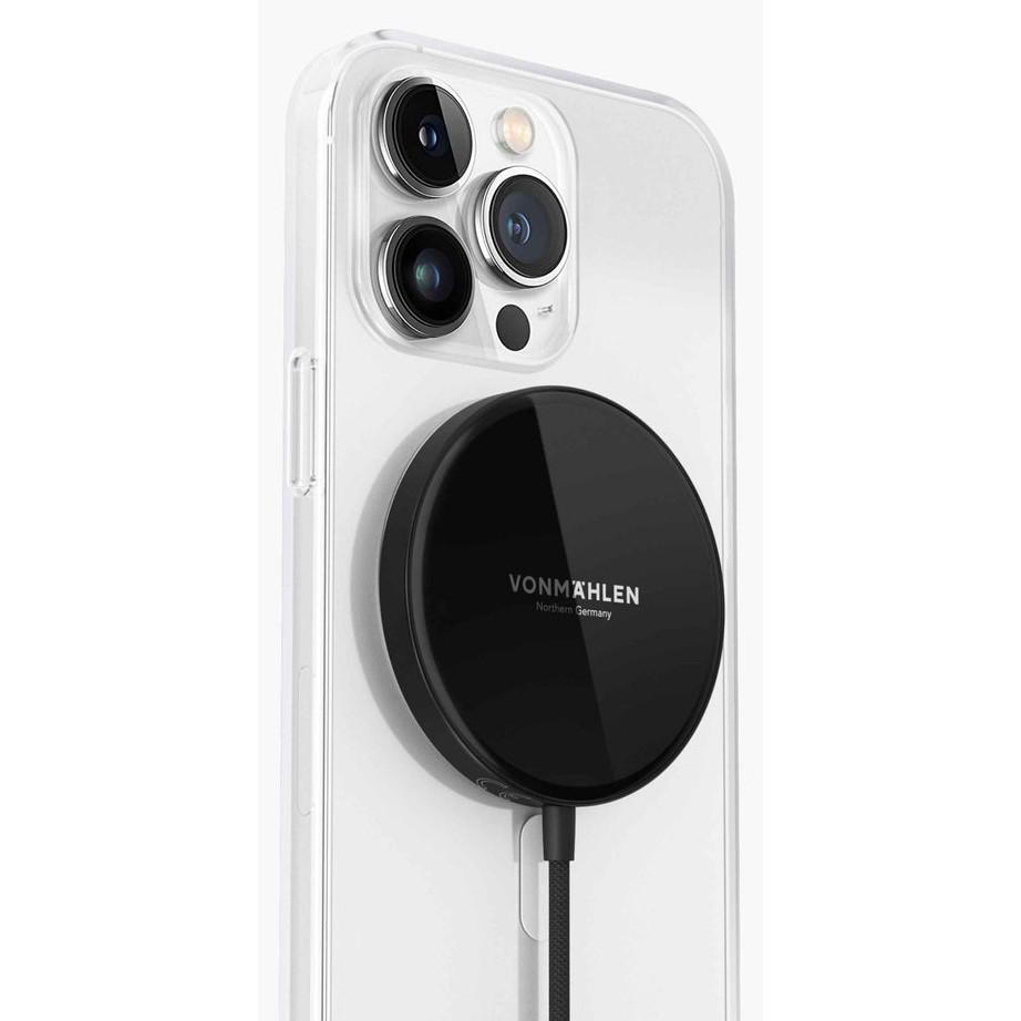 Karikues Wireless Vonmählen Aura Mini, Magnetik, 15W, MagSafe, Qi, USB-C, Kabllo 1.5m - Zezë - 3