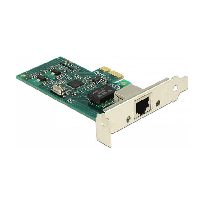 Karta të Rrjetit Delock 89943 / PCIe x1 / 1x Gigabit LAN RJ45 / 1000Mbps / Intel 82574L - 1