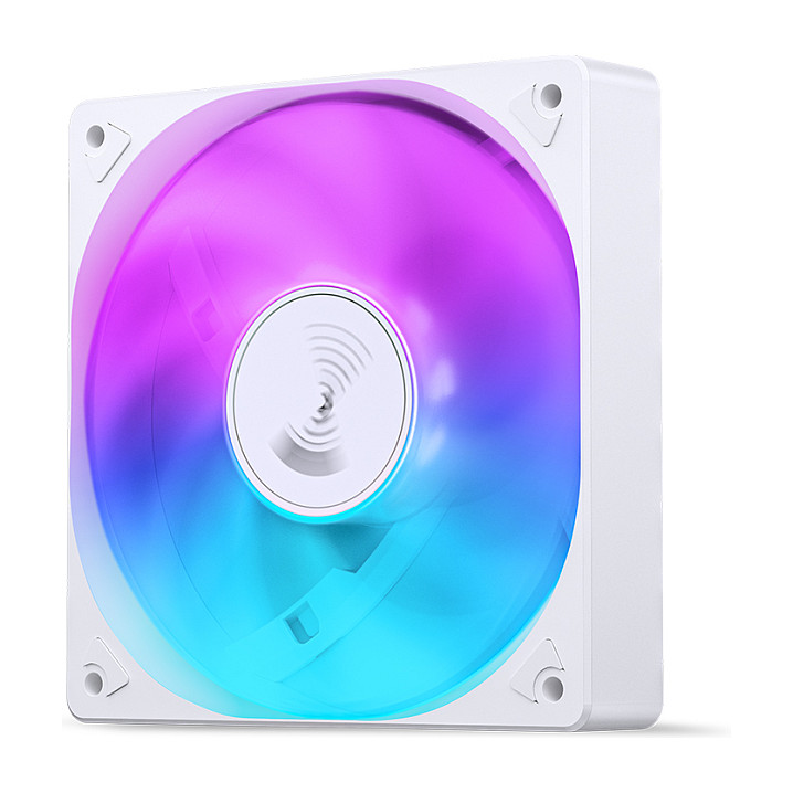 Ftohës për Kasë Jonsbo SL-120C / 120mm / 600-1500 RPM / RGB / PWM – Bardhë - 2