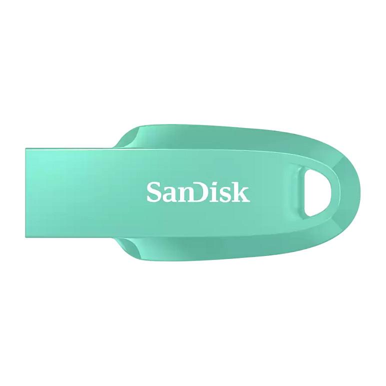USB Flash Drive SanDisk Ultra Curve / 32GB / USB Type-A / USB 3.2 Gen 1 - Gjelbër - 1