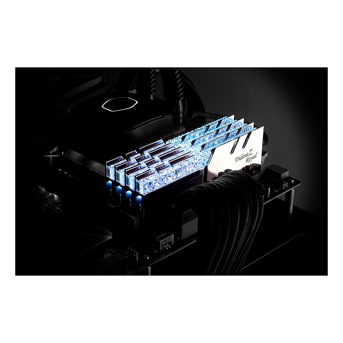 RAM Memorie G.Skill Trident Z Royal DDR4-3200 CL16 / 64GB (4x16GB) / DIMM / Quad-Kit / Intel XMP – Argjendi - 4