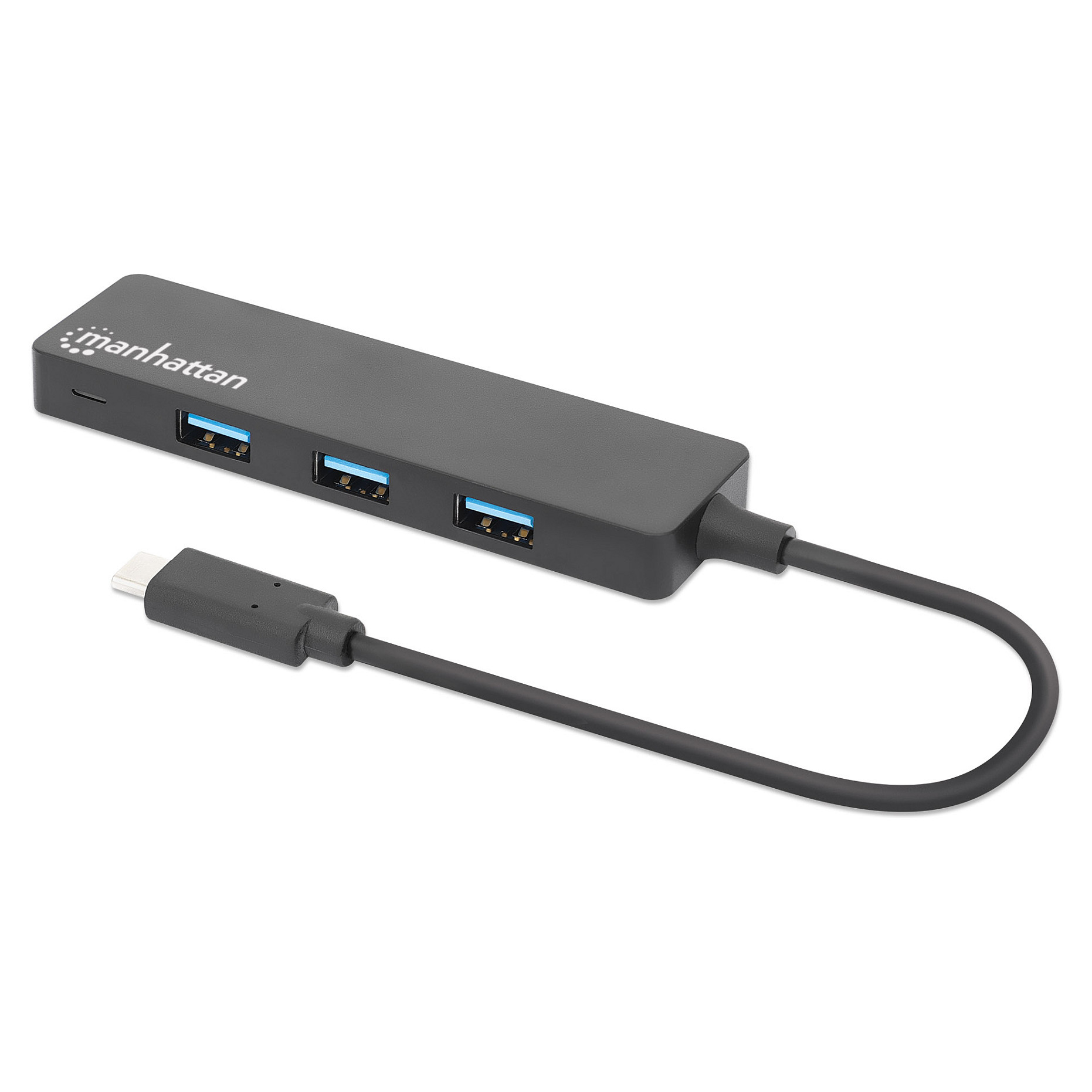 HUB Manhattan / 4‑Port / USB 3.2 Gen1 / USB‑C Male → 4x USB‑A Female - 2