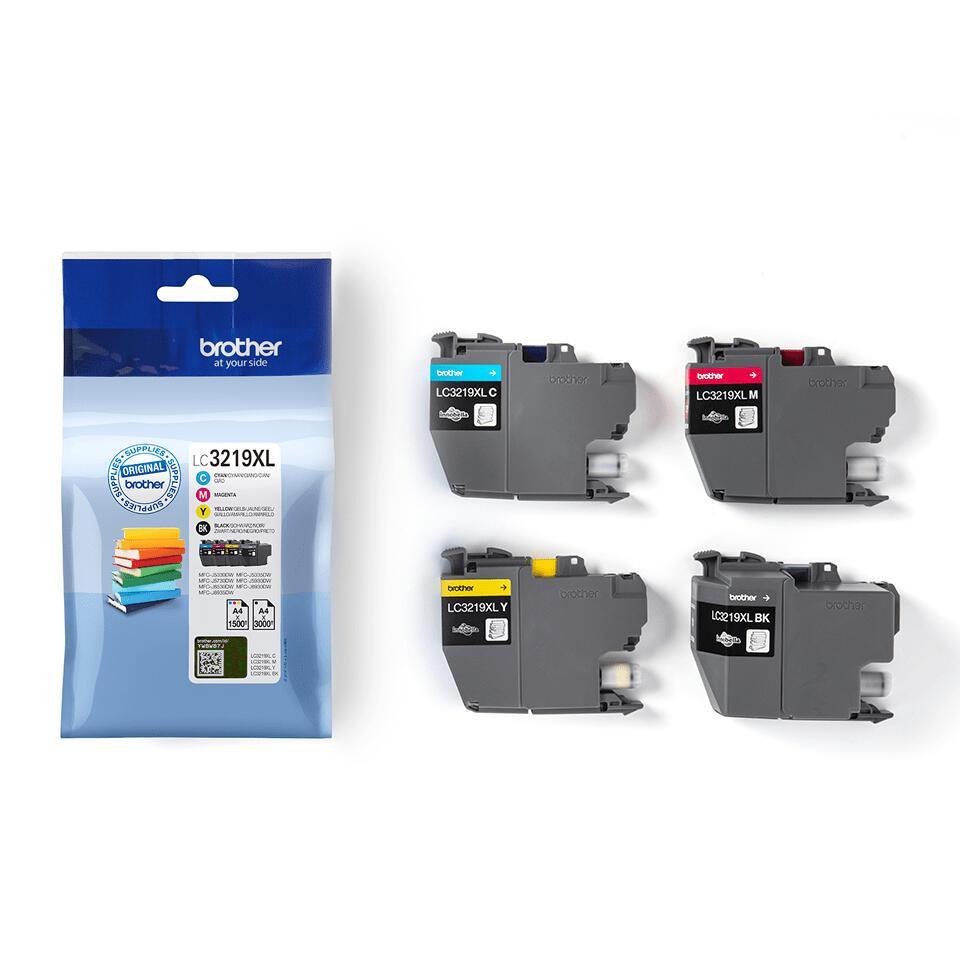 INK Brother LC-3219XLVAL / 7500 faqe / XL / Multipack - Shumëngjyrësh - 1