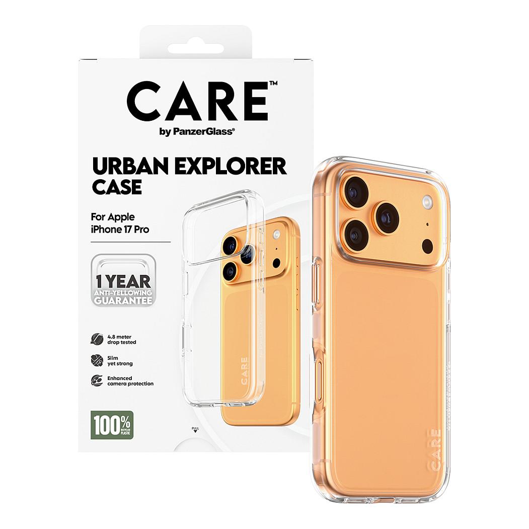 Aksesorë për telefon PanzerGlass CARE™ Urban Explorer / Case / Apple iPhone 17 Pro / Plastikë e ricikluar - Transparent - 5