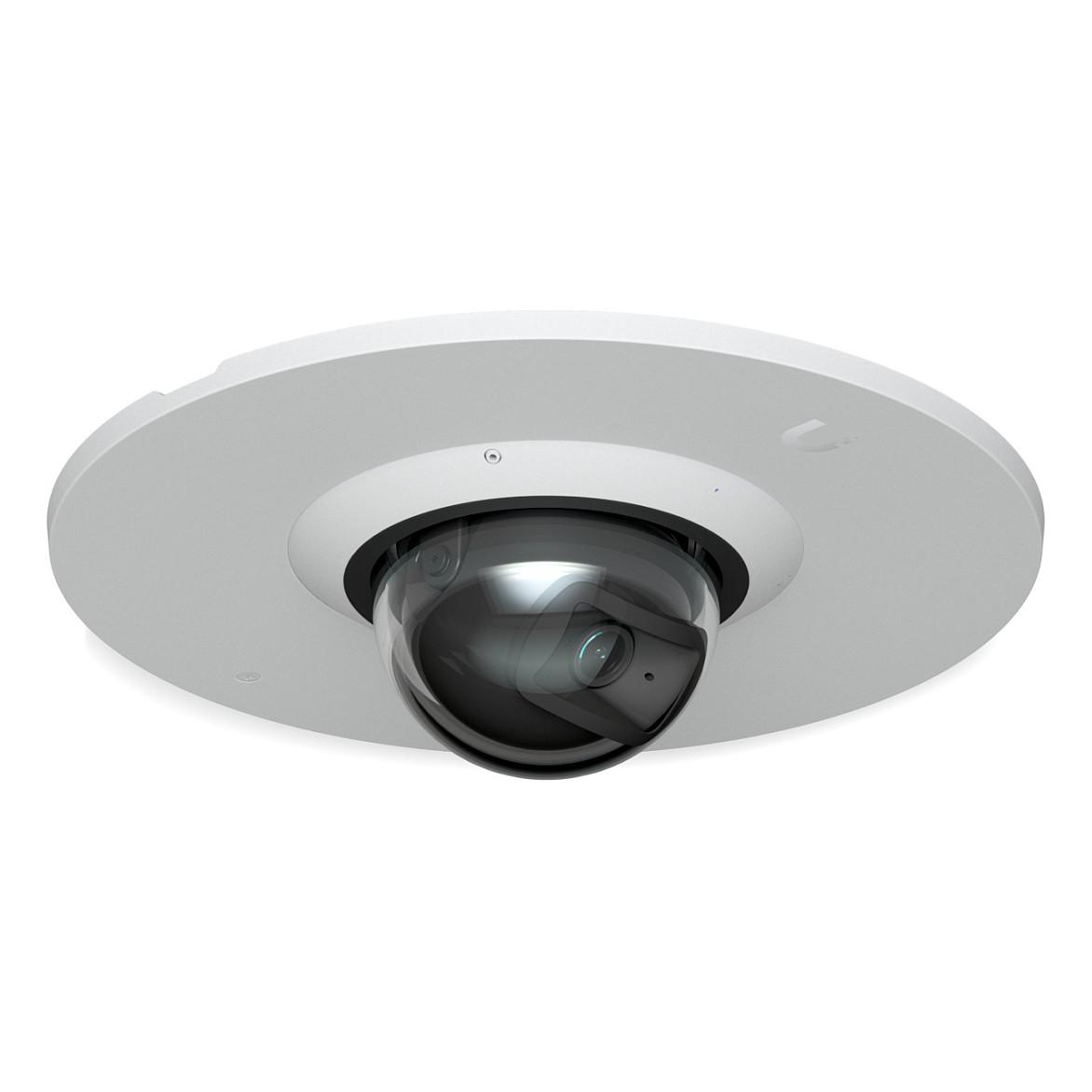 Mbajtëse Flush për Kamerë Ubiquiti G6 Dome, UACC-G6-Dome-FM-W, Montim në Tavan/Mur, Ø207 × 54.3mm, Polikarbonat, 301g - Bardhë - 2