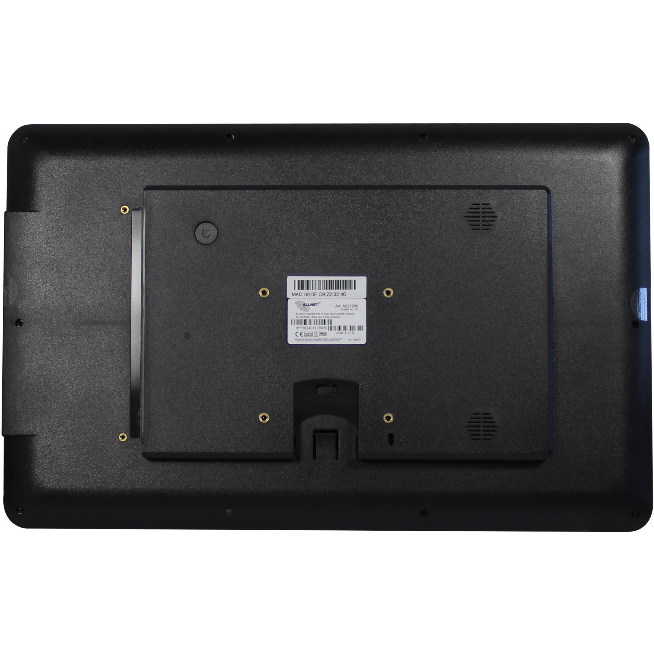 ALLNET Sunlight Pro 15" Android 12 / 8GB / 128GB / RK3588 / HDMI – Zezë - 2