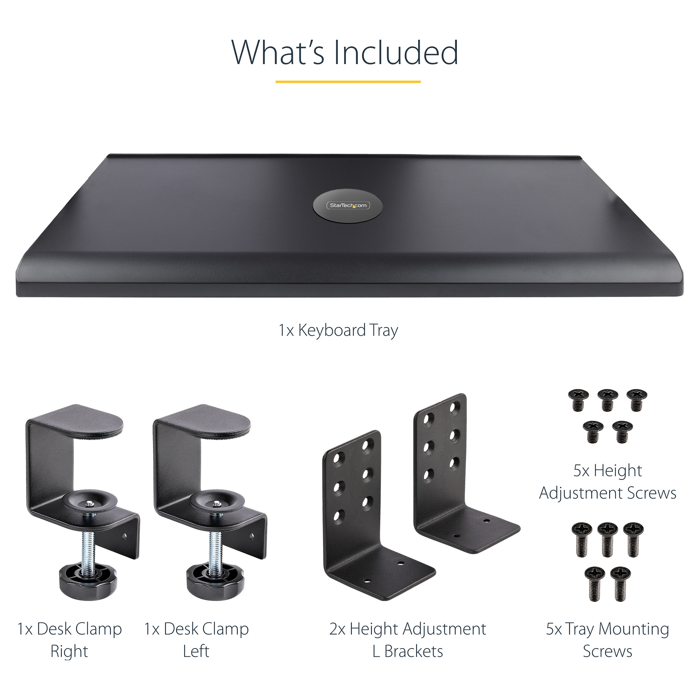 Mbajtëse për tastierë Delock KEYBOARD‑TRAY‑CLAMP1 - 16
