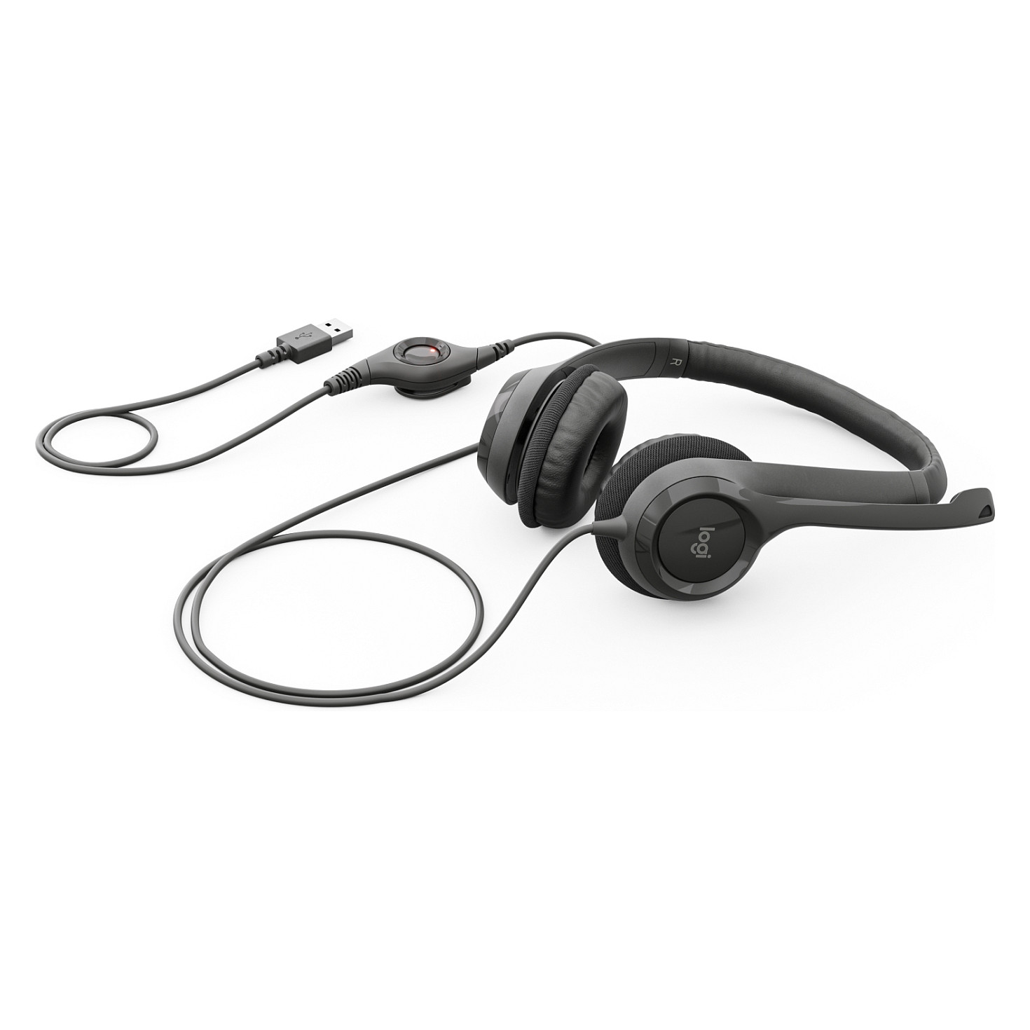 Kufje me kabllo Logitech H390 USB Stereo Headset - 1