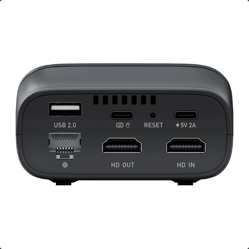 KVM Switch GL.iNet Comet Pro GL-RM10, Wi-Fi 6, HDMI 4K 30Hz, Gigabit Ethernet, ekran me prekje 2.22" - Zezë - 3