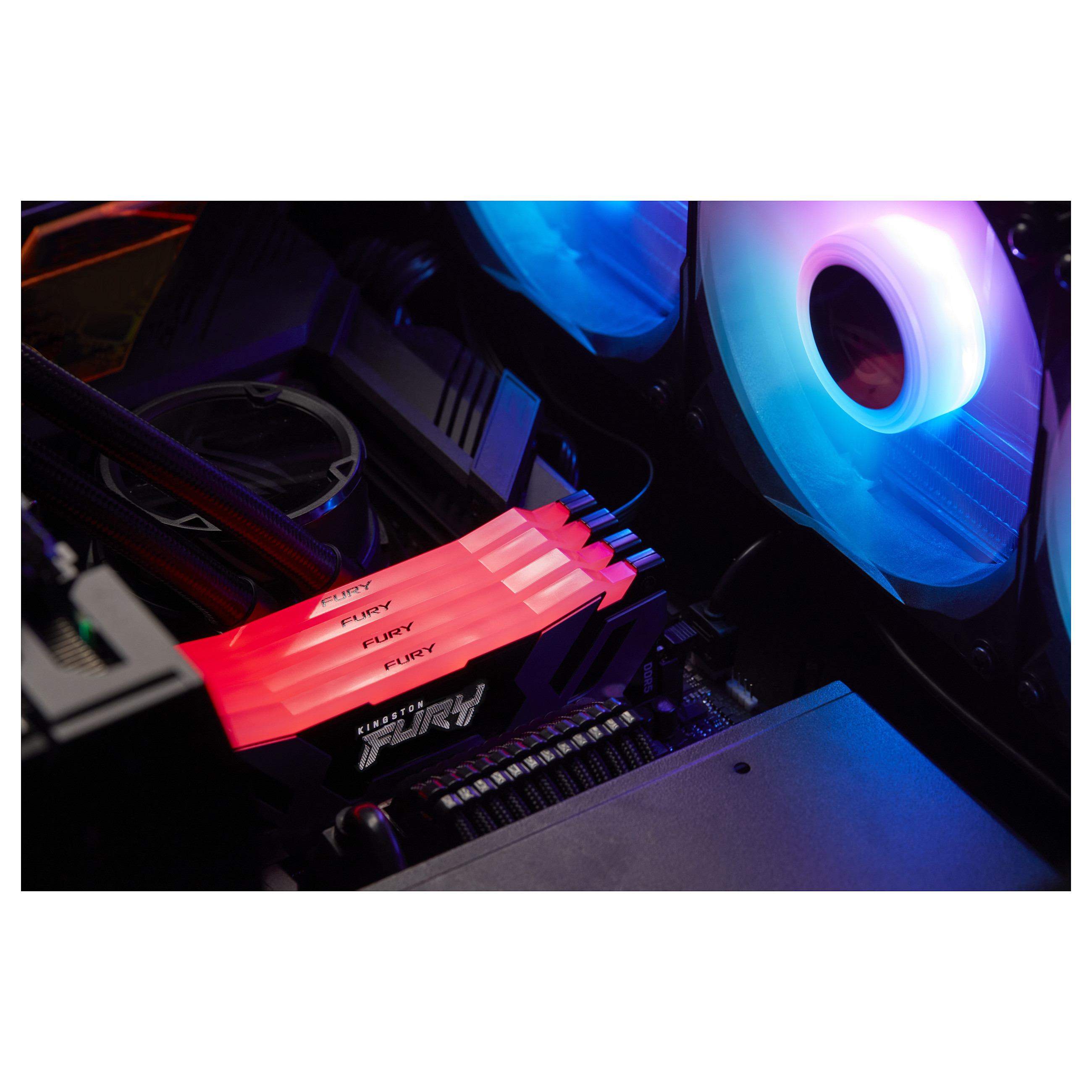DDR5 RAM Kingston FURY Renegade RGB 96GB (2x48GB) 6400MT/s CL32 DIMM Kit / Intel XMP - 7