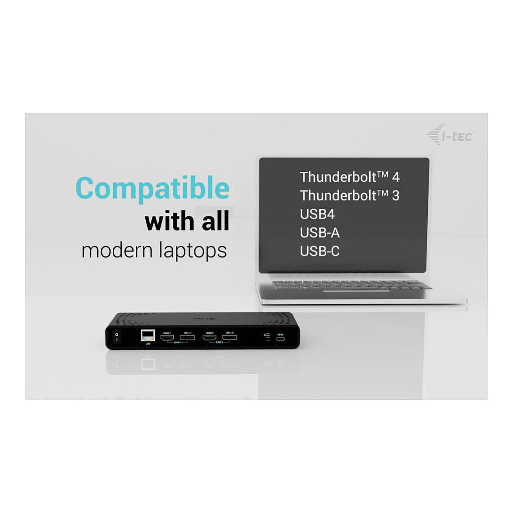 Docking Station I‑TEC Universal Dual 4K - Zezë - 4