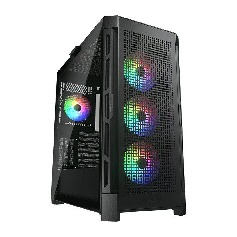 Kasë Midi COUGAR DuoFace Pro / ARGB – Zezë - 2