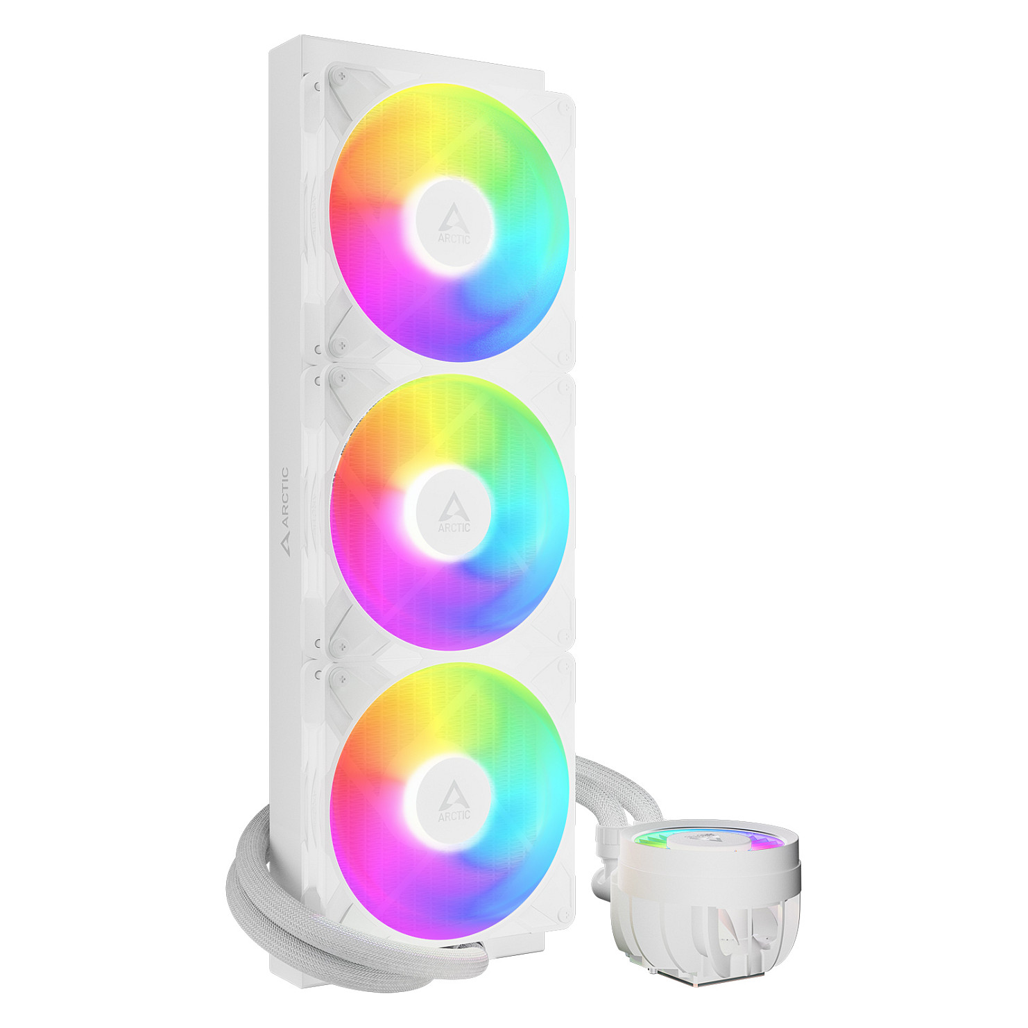 Ftohës për Procesor Arctic Liquid Freezer III Pro 420 mm A-RGB e bardhë - 2
