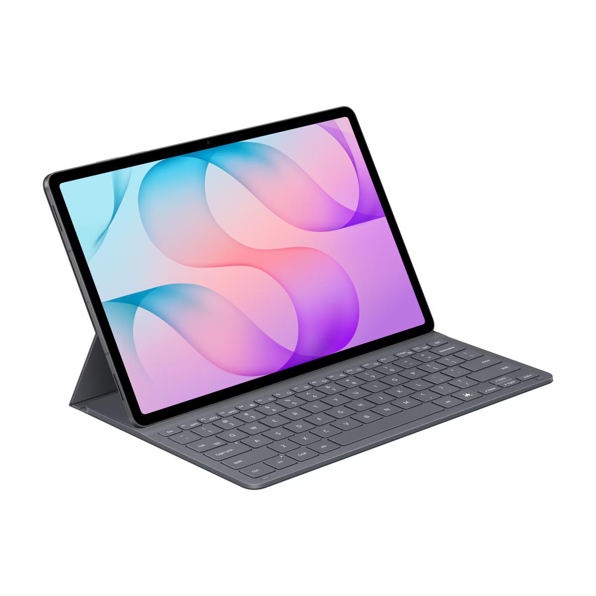 Case me Tastierë për Tablet Samsung Galaxy Tab S12+, Book Cover Keyboard Slim - Zezë