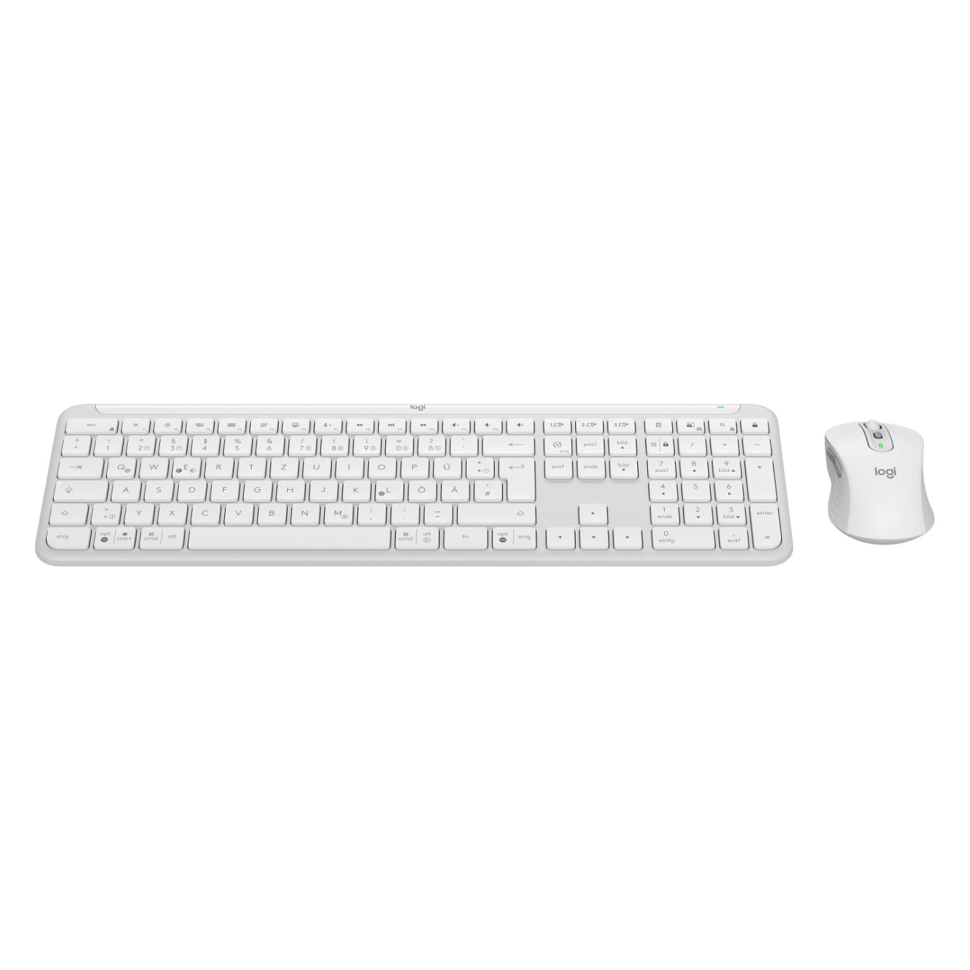 Combo (Tastierë & Maus) Logitech Signature Slim Combo MK950 for Business – Bardhë - 3