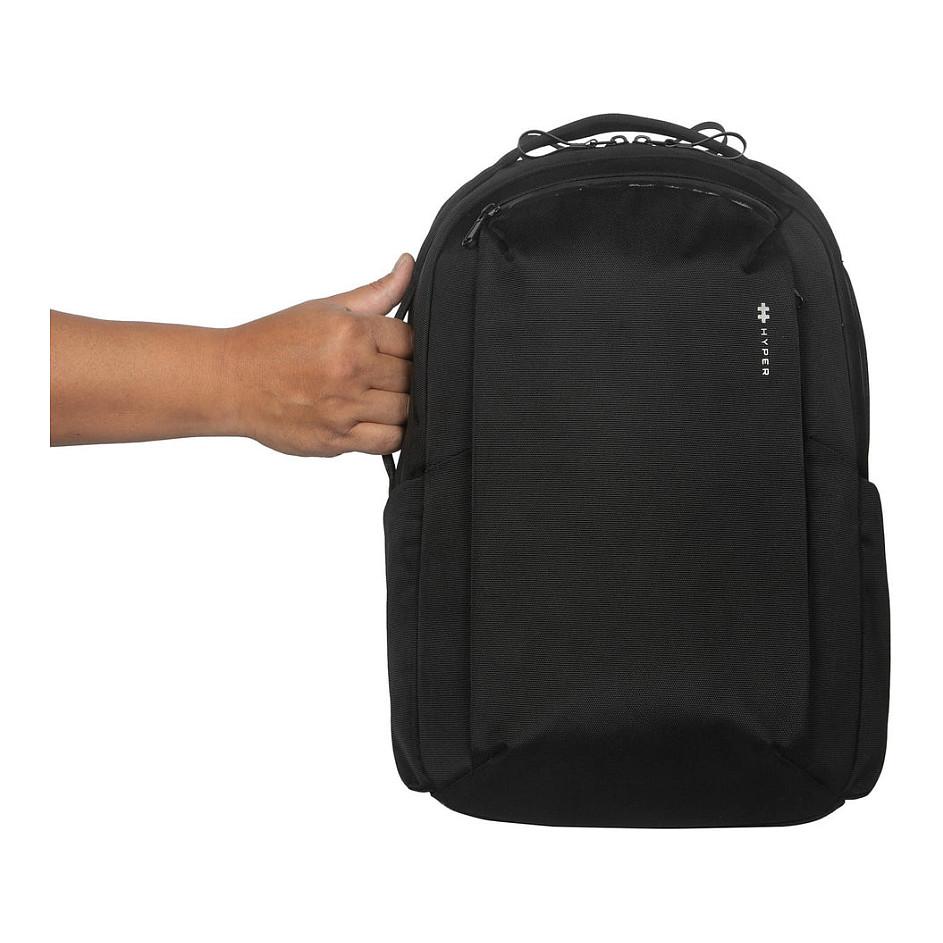 Çantë për Laptop Targus HYPER HyperPack HP21PBKGL, deri 16", 21L, 1200D RPET, 3 Ndarje, Rrip për Valixhe - Zezë - 23