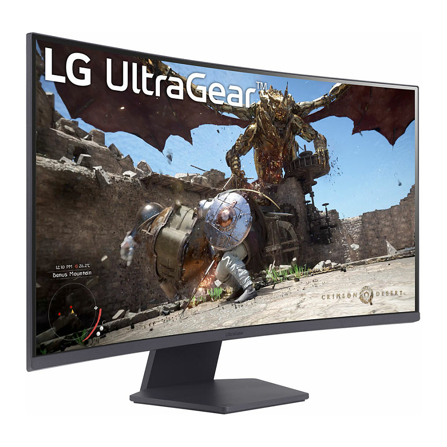 Monitor Gaming LG 32GS60QC-B Ultragear / 31.5”/ Quad HD VA / LCD / Curved / 180 Hz / 1 ms / HDMI+DP - Zezë - 4
