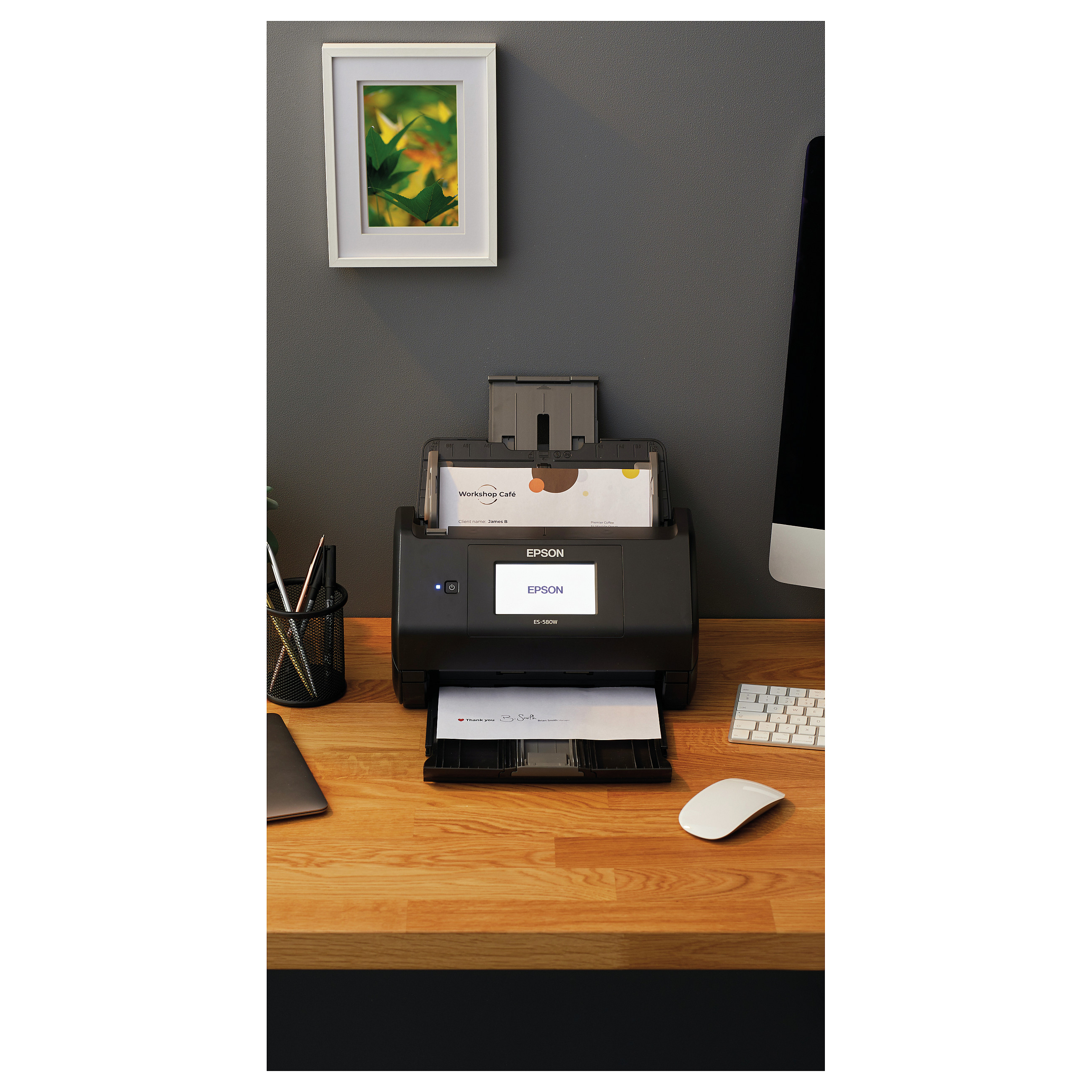 Skaner Dokumentesh Epson WorkForce ES‑580W / DIN A4 / 35ppm - Zezë - 16