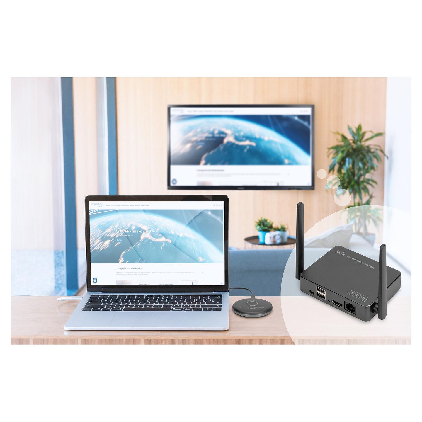 Sistem për Konferencë Digitus Click & Present Pro / 4K 60Hz / HDMI / Wireless - Hiri - 9