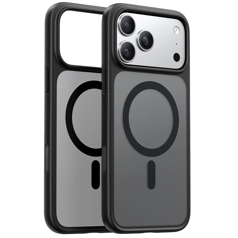 Aksesorë për telefon Torras Guardian Magnetic Series / iPhone 17 Pro / MagSafe – Zezë