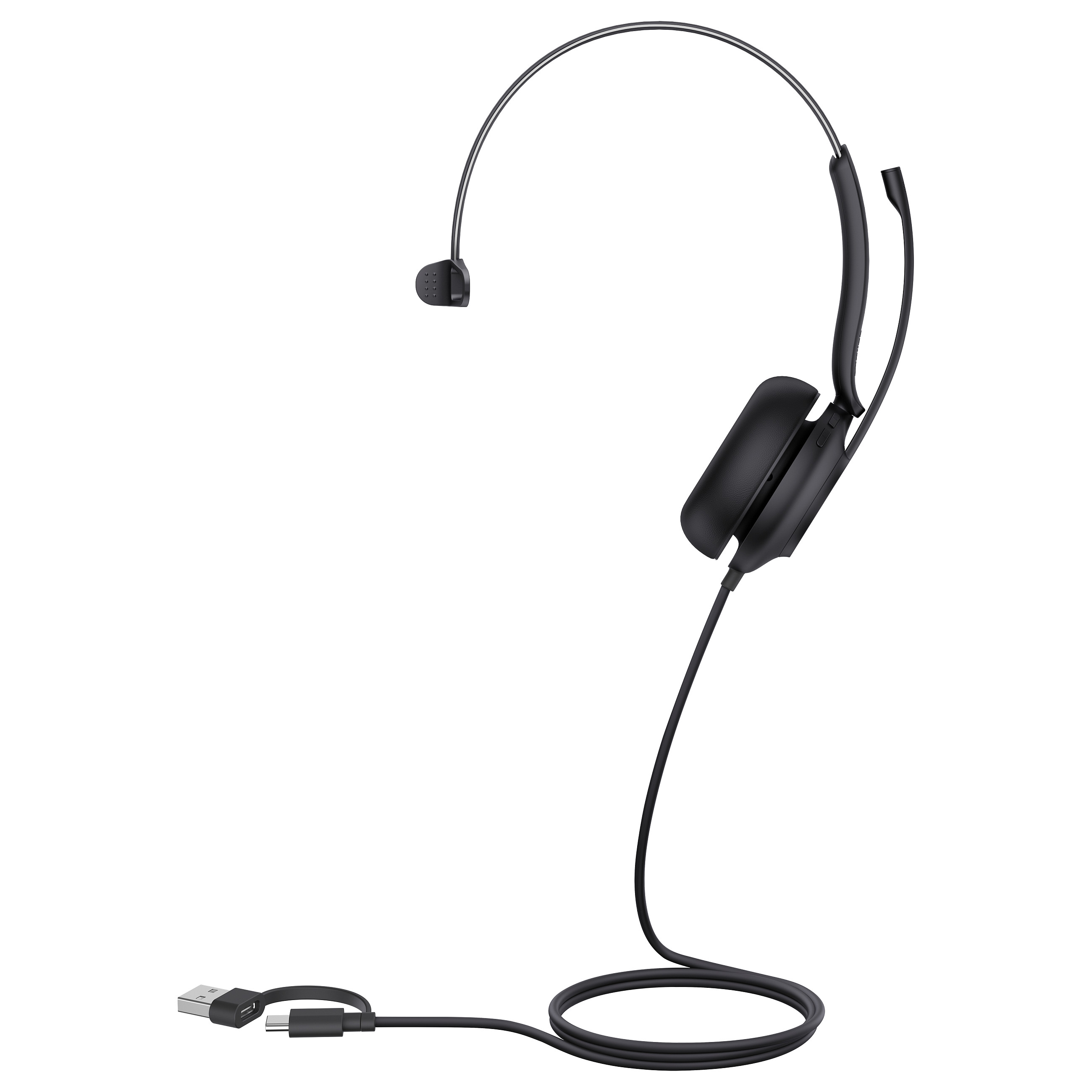 Kufje me kabllo Yealink UH35 Mono UC / USB-C & USB-A / Noise Cancelling - Zezë