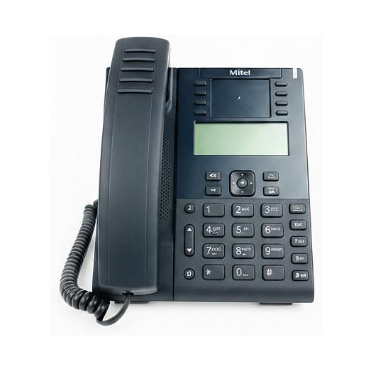Telefon VoIP Mitel 6910, Ekran LCD 3.4", deri në 24 Linja, 8 Taste të Programueshme, 2x Gigabit Ethernet, PoE - Zezë