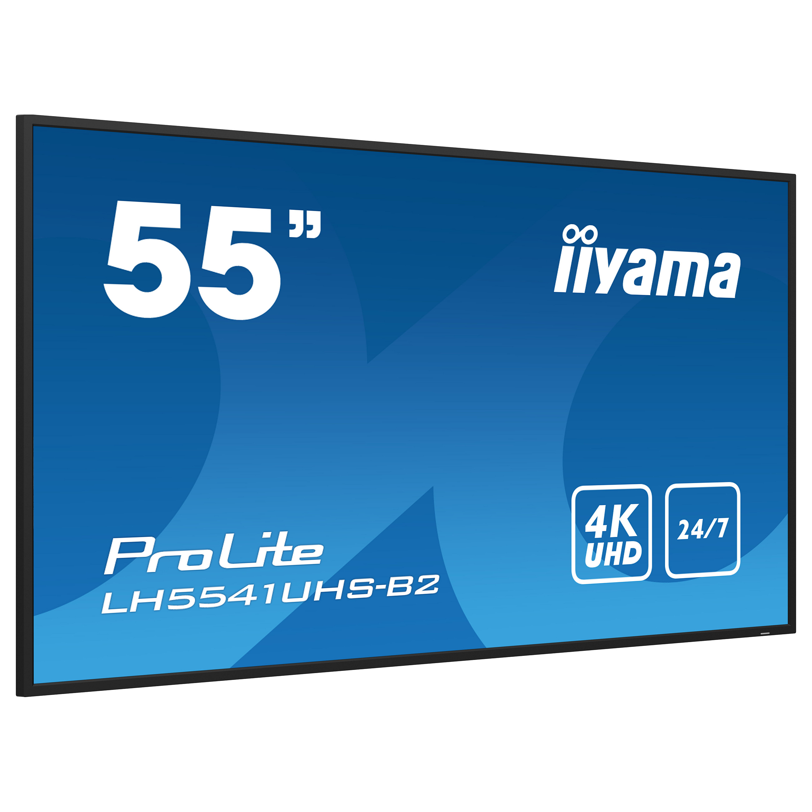 Ekran Prezantues iiyama LH5541UHS-B2 / 55″/ 4K Ultra HD LCD / 60Hz / 8ms / HDMI + DVI + VGA + USB - Zezë - 4