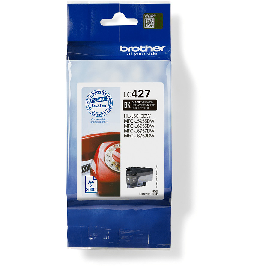 INK Brother LC427BK / 3000 faqe – Zezë - 4
