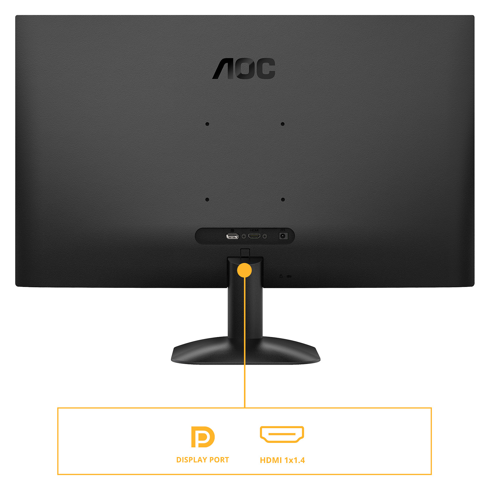 Monitor për Punë AOC Q27B35E / 27" / QHD IPS / 75 Hz / 4 ms / HDMI + DisplayPort / HDR10 – Zezë - 3