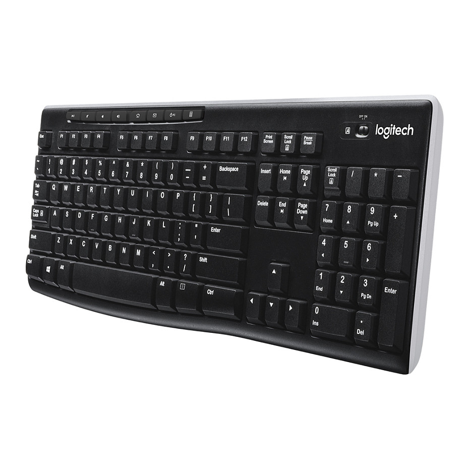 Tastierë pa kabllo Logitech Wireless Keyboard K270 / QWERTZ / RF Wireless - Zezë - 3
